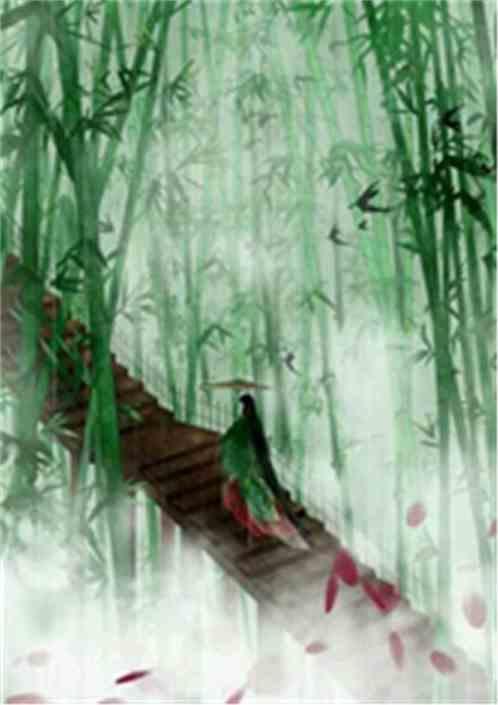 潇潇暮雨洒江天